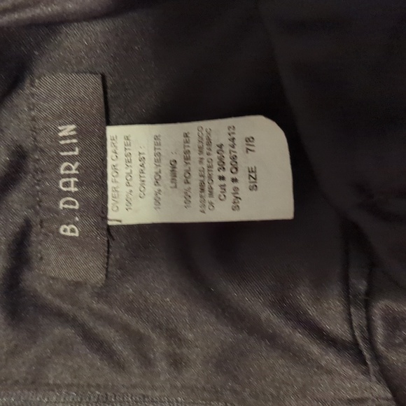 B.Darlin black/white size 7/8 girl's dress. - Picture 3 of 6